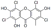 CAS#: 7584-33-0， 2,4,5,7-Tetrachloro-1,3,6-Trihydroxy-8-Methyl-9H-Xanthen-9-One