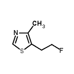 CAS#: 75848-79-2， 5-(2-Fluoroethyl)-4-methyl-1,3-thiazole
