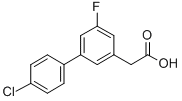 CAS#: 75852-62-9， 2-[3-(4-Chlorophenyl)-5-Fluorophenyl]Acetic Acid