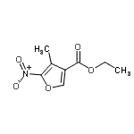 CAS#: 758725-88-1， Ethyl 4-methyl-5-nitro-3-furoate