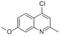 structure of CAS# 75896-68-3, 4-Chloro-7-Methoxy-2-Methylquinoline;4-CHLORO-7-METHOXY-2-METHYLQUINOLINE