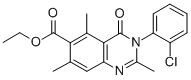 CAS#: 75913-03-0， Ethyl 3-(2-Chlorophenyl)-2,5,7-Trimethyl-4-Oxoquinazoline-6-Carboxylate