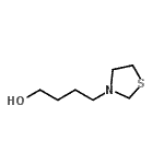 CAS#: 759397-83-6， 4-(1,3-Thiazolidin-3-yl)-1-butanol
