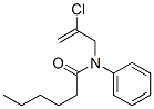 CAS 登录号：7595-69-9， N-(2-氯-2-丙烯基)-N-苯基己烷酰胺