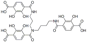 CAS#: 75956-68-2， 4-[4-[(4-Carboxy-2,3-Dihydroxybenzoyl)Amino]Butyl-[3-[(4-Carboxy-2,3-Dihydroxybenzoyl)Amino]Propyl]Carbamoyl]-2,3-Dihydroxybenzoic Acid