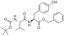 CAS 登录号：75957-53-8， 叔丁氧羰基-缬氨酰-酪氨酸苄酯