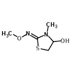 CAS#: 760112-92-3， (2Z)-2-(Methoxyimino)-3-methyl-1,3-thiazolidin-4-ol