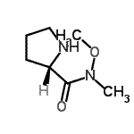 CAS#: 760164-31-6， N-Methoxy-N-methyl-L-prolinamide