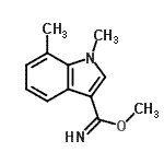 CAS#: 760911-42-0， Methyl 1,7-dimethyl-1H-indole-3-carboximidate
