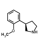 CAS#: 760931-90-6， (3R)-3-(2-Methoxyphenyl)pyrrolidine