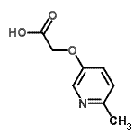 CAS#: 760938-66-7， [(6-Methyl-3-pyridinyl)oxy]acetic acid