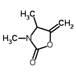 CAS#: 761000-58-2， 3,4-Dimethyl-5-methylene-1,3-oxazolidin-2-one
