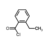 结构式 CAS# 76118-05-3, 2-乙基苯甲酰氯化物