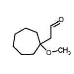 CAS#: 761411-28-3， (1-Methoxycycloheptyl)acetaldehyde