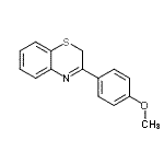 CAS#: 76148-93-1， 3-(4-Methoxyphenyl)-2H-1,4-benzothiazine