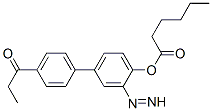 CAS#: 76204-66-5， [4-(4-Propanoylphenyl)Diazenylphenyl] Hexanoate