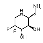 CAS#: 762217-62-9， (2R,3R,4S,5S)-2-(Aminomethyl)-5-fluoro-3,4-piperidinediol