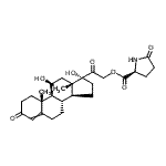 CAS#: 76234-43-0， 11,17-Dihydroxy-3,20-dioxopregn-4-en-21-yl 5-oxo-L-prolinate