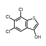 CAS#: 76261-45-5， 5,6,7-Trichloro-1-benzothiophene-3-ol