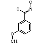 CAS#: 76272-16-7， N-Hydroxy-3-methoxybenzenecarboximidoyl chloride