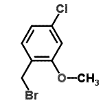 CAS#: 76283-12-0， 1-(Bromomethyl)-4-chloro-2-methoxybenzene