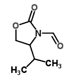 CAS#: 763141-39-5， 4-Isopropyl-2-oxo-1,3-oxazolidine-3-carbaldehyde
