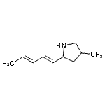 CAS#: 763868-72-0， 4-Methyl-2-[(1E,3E)-1,3-pentadien-1-yl]pyrrolidine