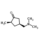 CAS#: 763920-15-6， (2R,4S)-4-[(Dimethylamino)methyl]-2-methylcyclopentanone