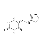 CAS#: 763922-18-5， (6E)-6-(3,4-Dihydro-2H-pyrrol-5-ylhydrazono)-1,2,4-triazinane-3,5-dione