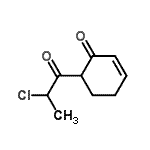 CAS 登录号：76430-36-9， 6-(2-氯丙酰基)-2-环己烯-1-酮