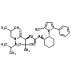 CAS#: 764650-97-7， N,N-Diisobutyl-3-methyl-N<sup>2</sup>-{[(1R,2R)-2-(2-methyl-5-phenyl-1H-pyrrol-1-yl)cyclohexyl]carbamothioyl}-L-valinamide