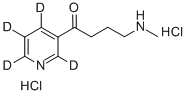 CAS#: 764661-23-6， 4-(Methylamino)-1-(3-Pyridyl-D4)-1-Butanone Dihydrochloride