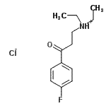 CAS#: 76475-75-7， 3-(Diethylamino)-1-(4-fluorophenyl)-1-propanone hydrochloride (1:1)