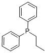 structure of CAS# 7650-84-2, Diphenyl-N-Propylphosphine;Di(Phenyl)-Propyl-Phosphane;Diphenyl-N-Propylphosphine;N-Propyldiphenylphosphine