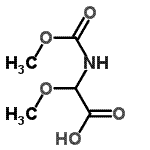 CAS#: 765243-26-3， Methoxy[(methoxycarbonyl)amino]acetic acid