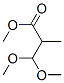 structure of CAS# 76526-43-7, Methyl 3,3-Dimethoxy-2-Methylpropanoate;Methyl 3,3-Dimethoxy-2-Methyl-Propanoate;3,3-Dimethoxy-2-Methylpropanoic Acid Methyl Ester;3,3-Dimethoxy-2-Methyl-Propionic Acid Methyl Ester
