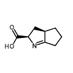 CAS#: 765857-50-9， (2R,3aR)-2,3,3a,4,5,6-Hexahydrocyclopenta[b]pyrrole-2-carboxylic acid