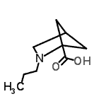 CAS 登录号：765894-02-8， 2-丙基-2-氮杂双环[2.1.1]己烷-1-羧酸