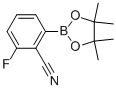 structure of CAS# 765916-91-4, 2-Cyano-3-Fluorophenylboronic Acid Pinacol Ester;Benzonitrile, 2-Fluoro-6-(4,4,5,5-Tetramethyl-1,3,2-Dioxaborolan-2-Yl)-;2-Cyano-3-Fluorophenylboronic Acid Pinacol Ester