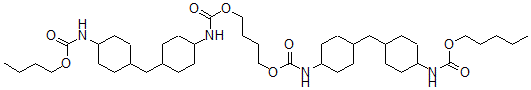 CAS#: 76600-67-4， 4-[[4-[[4-(Butoxycarbonylamino)Cyclohexyl]Methyl]Cyclohexyl]Carbamoyloxy]Butyl N-[4-[[4-(Pentoxycarbonylamino)Cyclohexyl]Methyl]Cyclohexyl]Carbamate