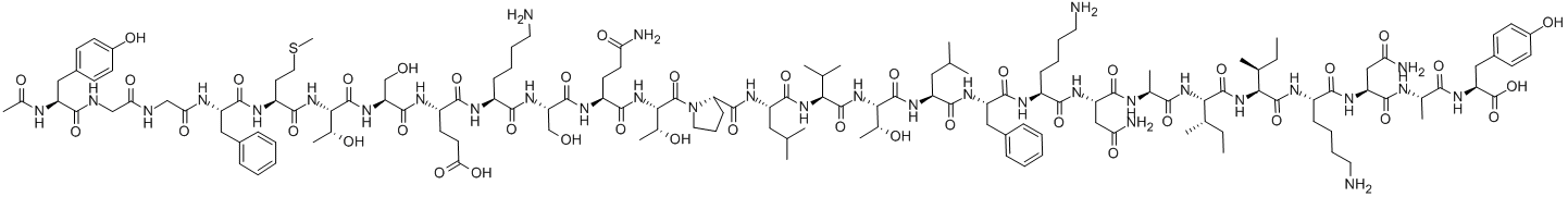 CAS#: 76622-86-1， N-Ac-beta-Endorphin Fragment 1-27, Human