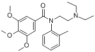 CAS#: 76644-53-6, N-(2-Diethylaminoethyl)-3,4,5-Trimethoxy-N-(2-Methylphenyl)Benzamide