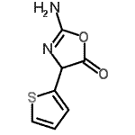 CAS#: 766456-02-4， 2-Amino-4-(2-thienyl)-1,3-oxazol-5(4H)-one