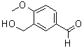 structure of CAS# 76646-42-9, 3-(Hydroxymethyl)-4-Methoxy-Benzaldehyde;3-(Hydroxymethyl)-4-Methoxy-Benzaldehyde;4-Methoxy-3-Methylol-Benzaldehyde;3-Hydroxymethyl-4-Methoxy-Benzaldehyde