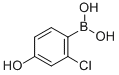 structure of CAS# 766549-26-2, 2-Chloro-4-Hydroxyphenylboronic Acid;2-CHLORO-4-HYDROXYPHENYLBORONIC ACID