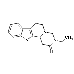 CAS#: 76673-66-0， 3-Ethyl-3,4,6,7,12,12b-hexahydropyrimido[1',6':1,2]pyrido[3,4-b]indol-2(1H)-one