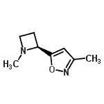 CAS#: 767262-92-0， 3-Methyl-5-[(2S)-1-methyl-2-azetidinyl]-1,2-oxazole
