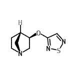 CAS#: 767265-59-8， (3R,4S)-3-(1,2,5-Thiadiazol-3-yloxy)-1-azabicyclo[2.2.1]heptane