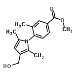 CAS#: 767293-92-5， Methyl 4-[3-(hydroxymethyl)-2,5-dimethyl-1H-pyrrol-1-yl]-3-methylbenzoate