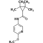 CAS#: 767336-26-5， N-(6-Methoxy-3-pyridinyl)-2,2,3,3-tetramethylcyclopropanecarboxamide